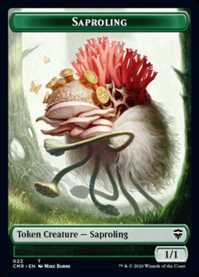 Illusion // Saproling Token [Commander Legends Tokens] | KingTCG.ca