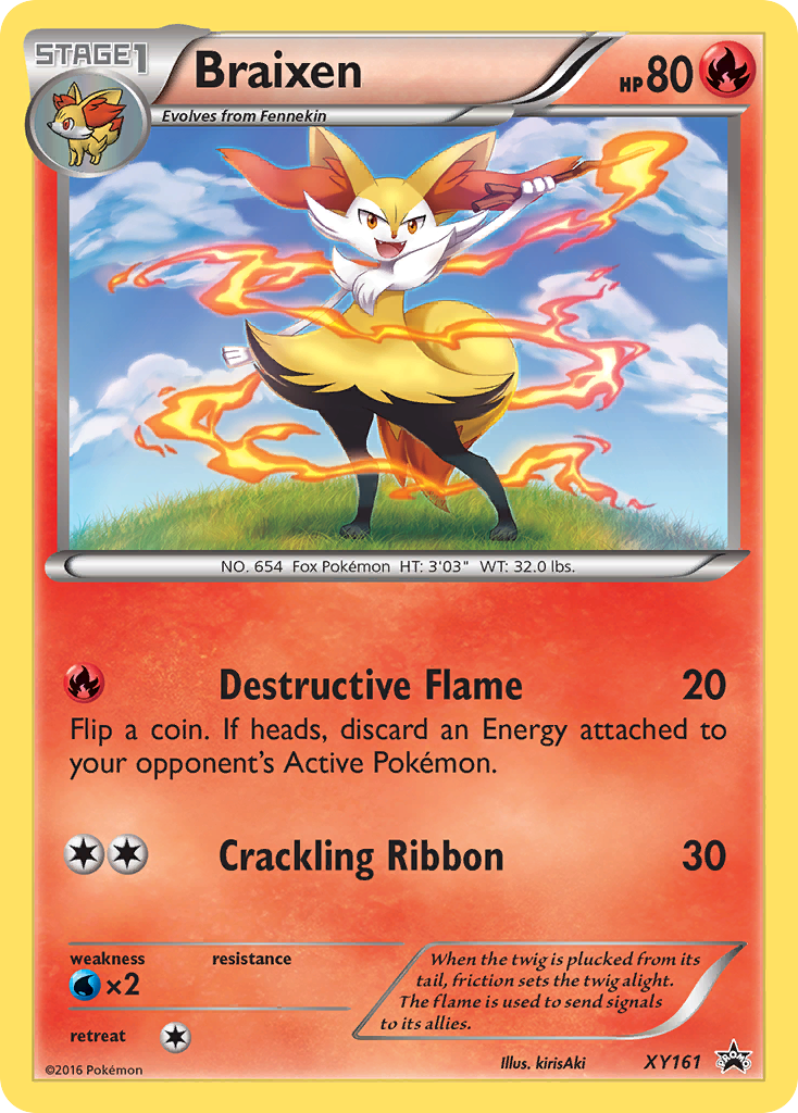 Braixen (XY161) [XY: Black Star Promos] | KingTCG.ca