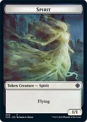 Bird // Spirit Double-Sided Token [Starter Commander Decks] | KingTCG.ca