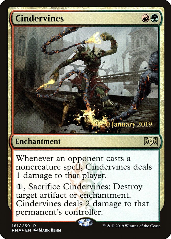 Cindervines [Ravnica Allegiance Prerelease Promos] | KingTCG.ca