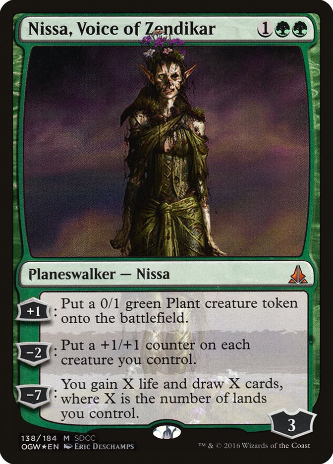 Nissa, Voice of Zendikar [San Diego Comic-Con 2016] | KingTCG.ca