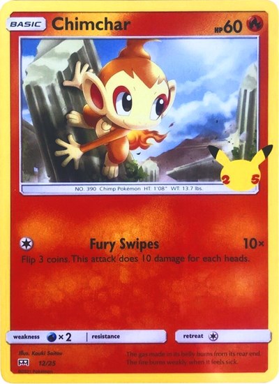 Chimchar (12/25) [McDonald's 25th Anniversary] | KingTCG.ca