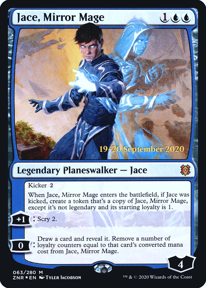 Jace, Mirror Mage  [Zendikar Rising Prerelease Promos] | KingTCG.ca