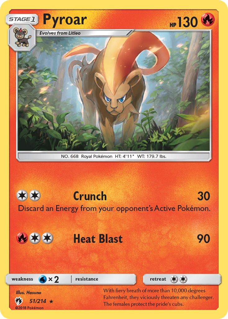 Pyroar (51/214) [Sun & Moon: Lost Thunder] | KingTCG.ca