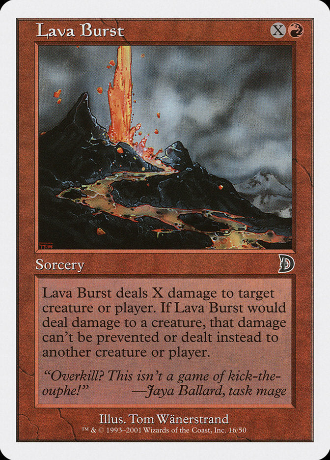 Lava Burst [Deckmasters] | KingTCG.ca