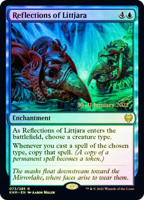 Reflections of Littjara  [Kaldheim Prerelease Promos] | KingTCG.ca