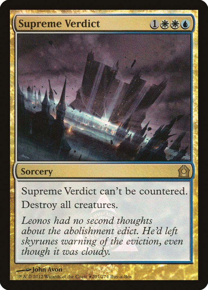 Supreme Verdict [Return to Ravnica Promos] | KingTCG.ca