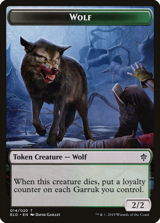 Wolf [Throne of Eldraine Tokens] | KingTCG.ca