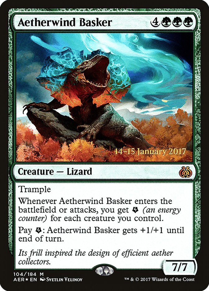 Aetherwind Basker (Prerelease Promo) [Aether Revolt Prerelease Promos] | KingTCG.ca