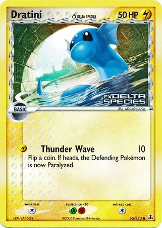 Dratini (66/113) (Delta Species) (Stamped) [EX: Delta Species] | KingTCG.ca