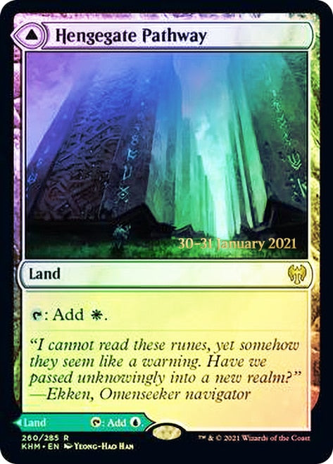 Hengegate Pathway // Mistgate Pathway  [Kaldheim Prerelease Promos] | KingTCG.ca