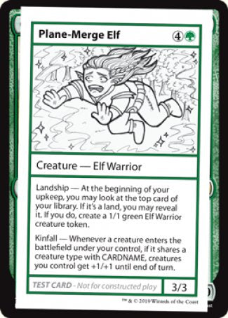 Plane-Merge Elf (2021 Edition) [Mystery Booster Playtest Cards] | KingTCG.ca