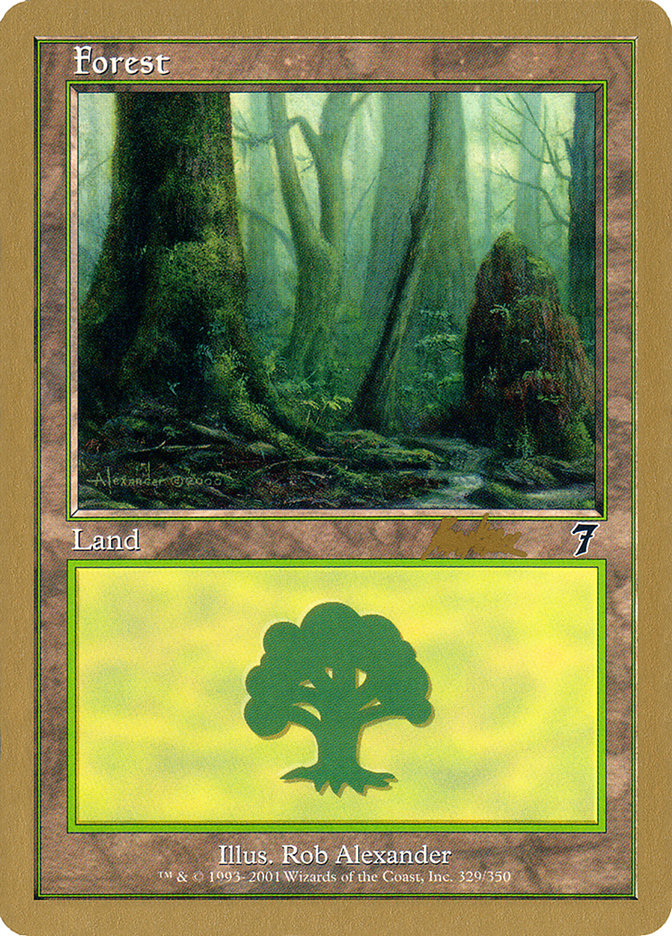 Forest (329) (Brian Kibler) [World Championship Decks 2002] | KingTCG.ca