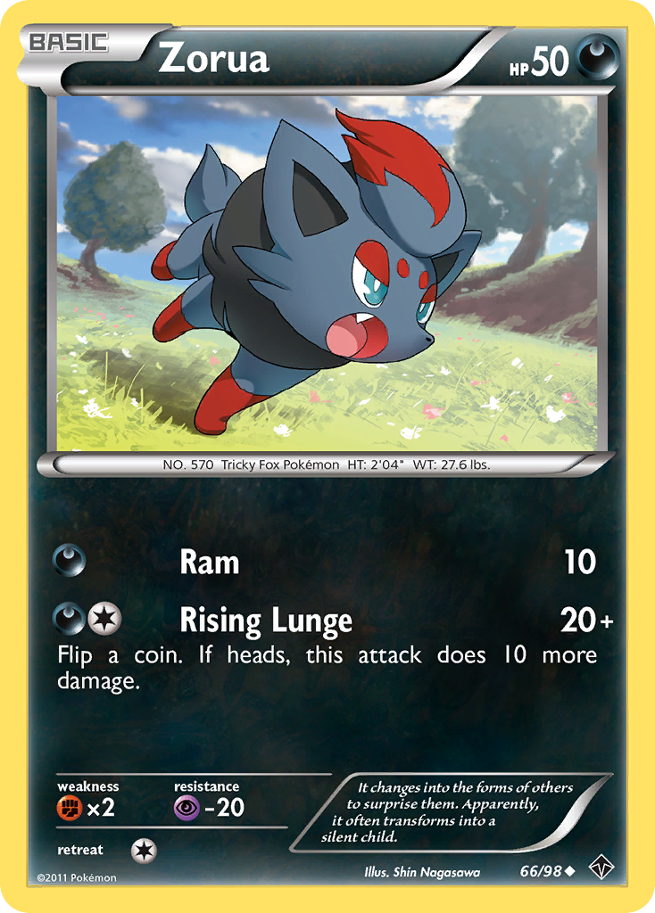 Zorua (66/98) [Black & White: Emerging Powers] | KingTCG.ca