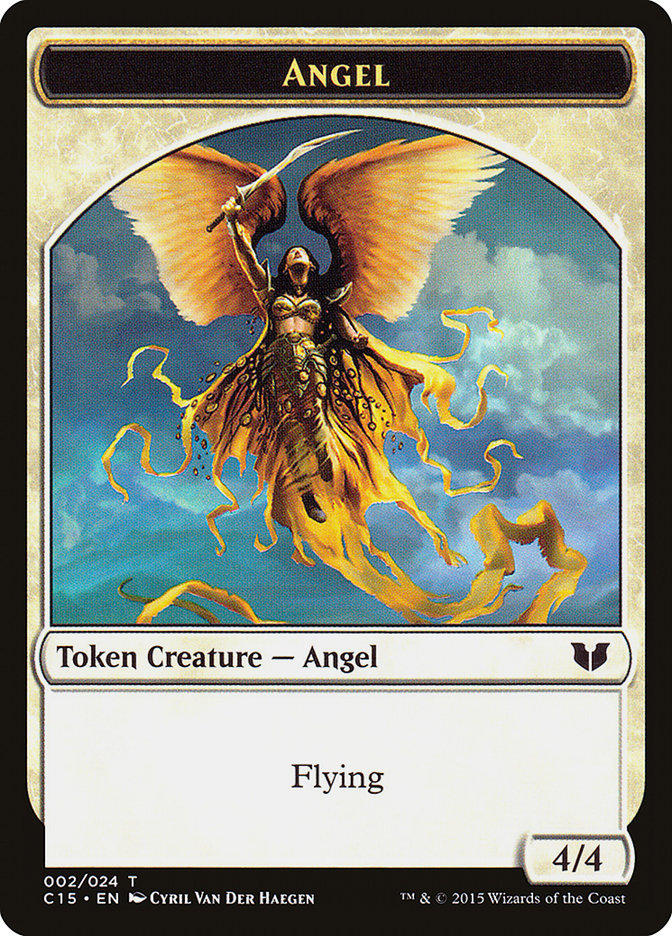 Angel // Knight (005) Double-Sided Token [Commander 2015 Tokens] | KingTCG.ca