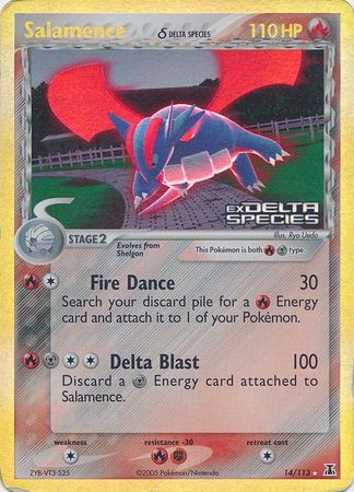 Salamence (14/113) (Delta Species) (Stamped) [EX: Delta Species] | KingTCG.ca