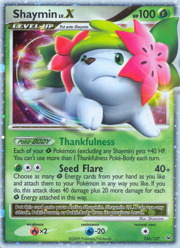 Shaymin LV.X (126/127) [Platinum: Base Set] | KingTCG.ca