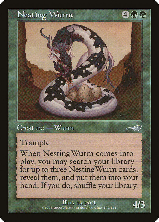 Nesting Wurm [Nemesis] | KingTCG.ca