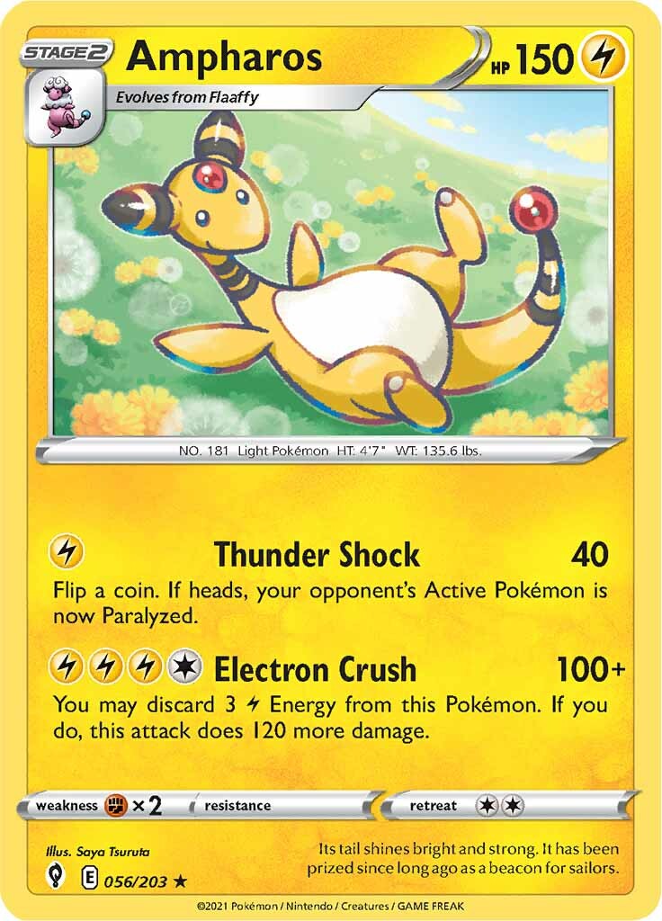 Ampharos (056/203) [Sword & Shield: Evolving Skies] | KingTCG.ca