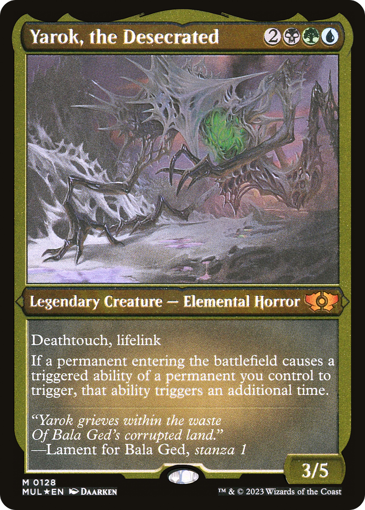 Yarok, the Desecrated (Foil Etched) [Multiverse Legends] | KingTCG.ca