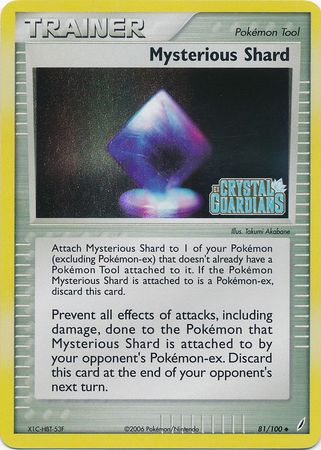 Mysterious Shard (81/100) (Stamped) [EX: Crystal Guardians] | KingTCG.ca