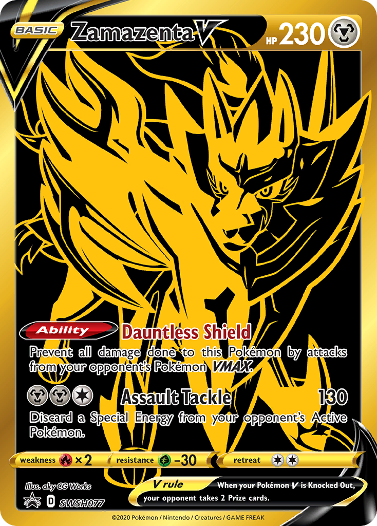 Zamazenta V (SWSH077) [Sword & Shield: Black Star Promos] | KingTCG.ca