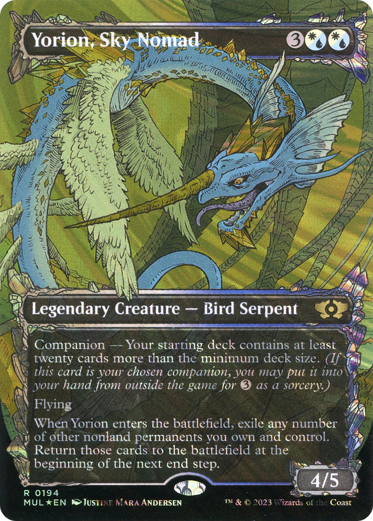 Yorion, Sky Nomad (Halo Foil) [Multiverse Legends] | KingTCG.ca