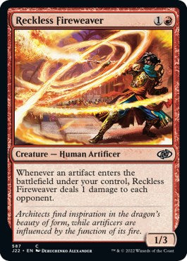 Reckless Fireweaver [Jumpstart 2022] | KingTCG.ca