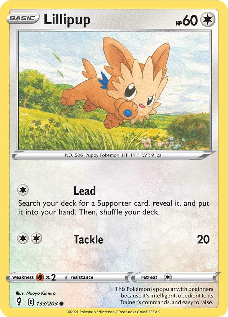 Lillipup (133/203) [Sword & Shield: Evolving Skies] | KingTCG.ca