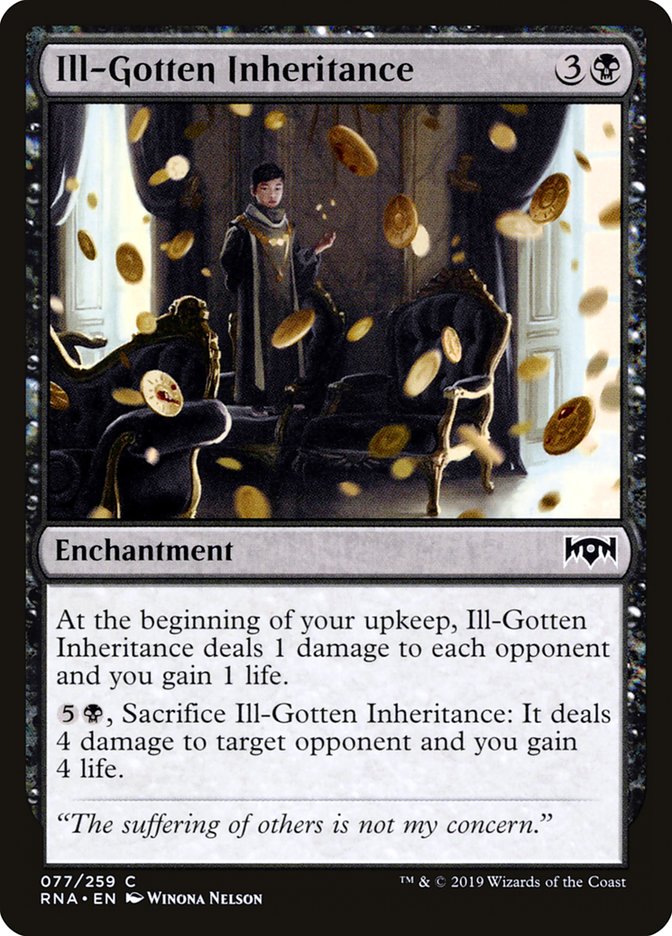 Ill-Gotten Inheritance [Ravnica Allegiance] | KingTCG.ca