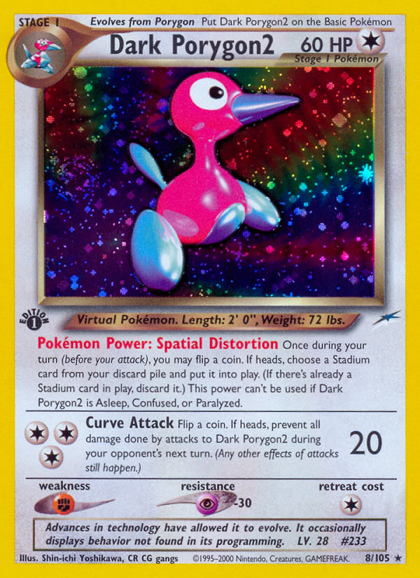 Dark Porygon2 (8/105) [Neo Destiny 1st Edition] | KingTCG.ca