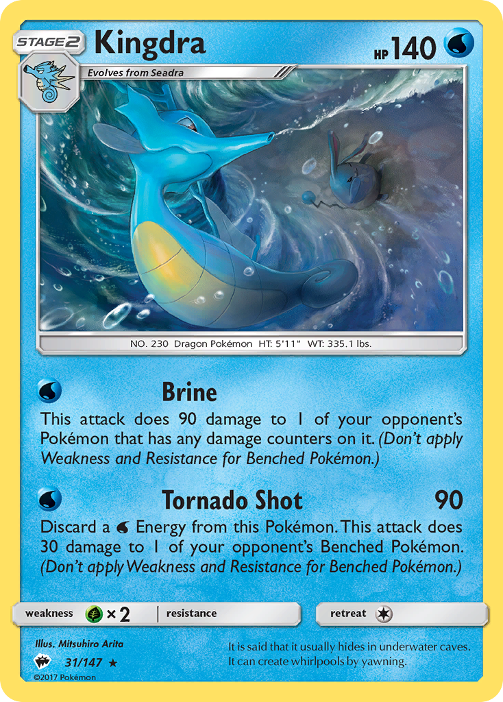 Kingdra (31/147) [Sun & Moon: Burning Shadows] | KingTCG.ca