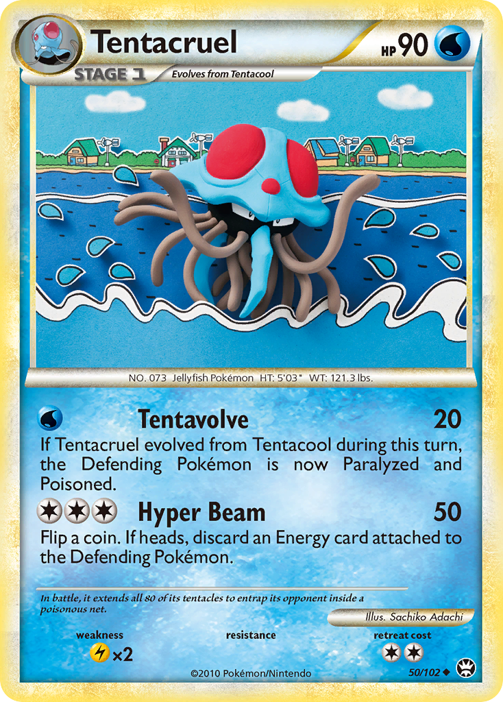 Tentacruel (50/102) [HeartGold & SoulSilver: Triumphant] | KingTCG.ca