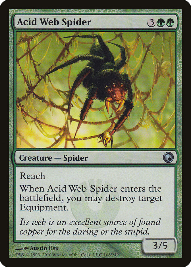 Acid Web Spider [Scars of Mirrodin] | KingTCG.ca