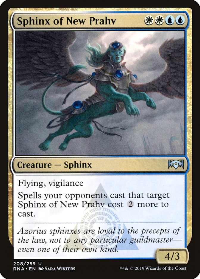 Sphinx of New Prahv [Ravnica Allegiance] | KingTCG.ca