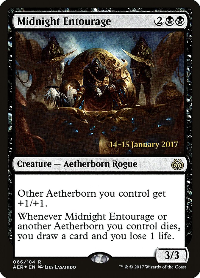 Midnight Entourage (Prerelease Promo) [Aether Revolt Prerelease Promos] | KingTCG.ca