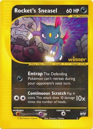 Rocket's Sneasel (5) (Jumbo Card) [Best of Promos] | KingTCG.ca