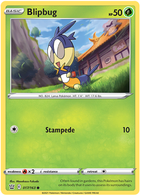 Blipbug (017/163) [Sword & Shield: Battle Styles] | KingTCG.ca