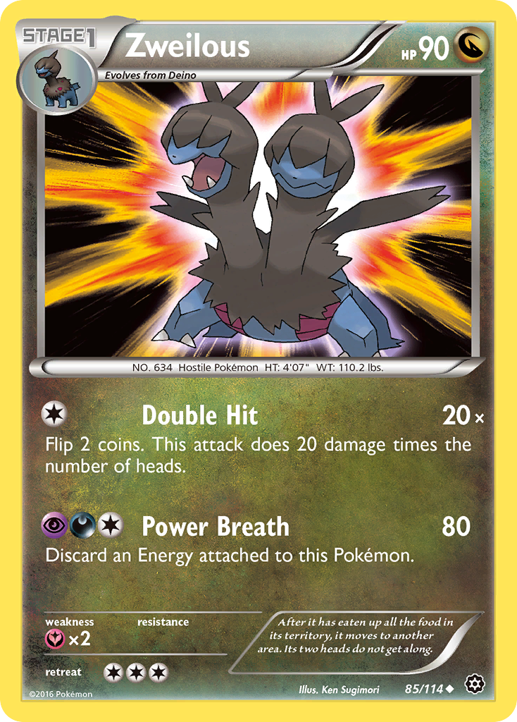 Zweilous (85/114) [XY: Steam Siege] | KingTCG.ca