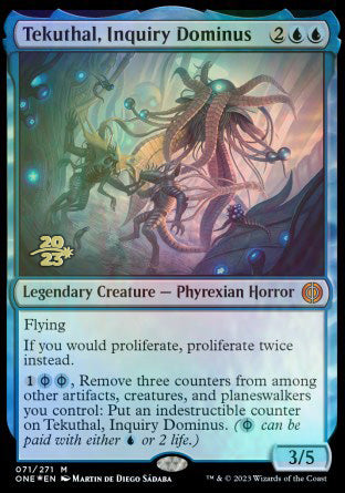 Tekuthal, Inquiry Dominus [Phyrexia: All Will Be One Prerelease Promos] | KingTCG.ca