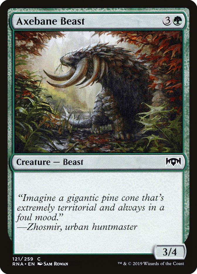 Axebane Beast [Ravnica Allegiance] | KingTCG.ca