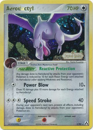 Aerodactyl (1/92) (Stamped) [EX: Legend Maker] | KingTCG.ca