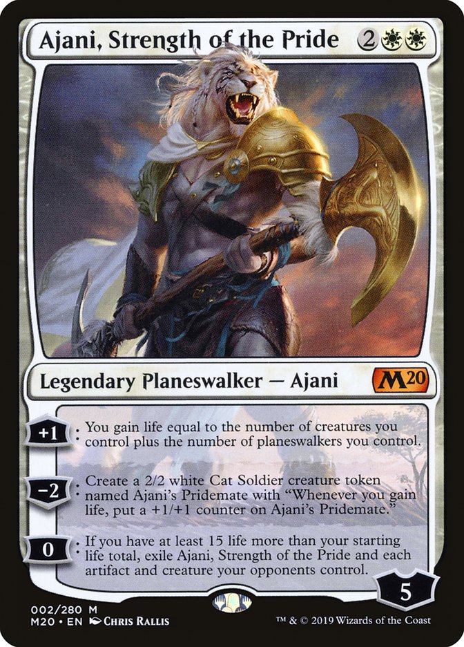 Ajani, Strength of the Pride [Core Set 2020] | KingTCG.ca