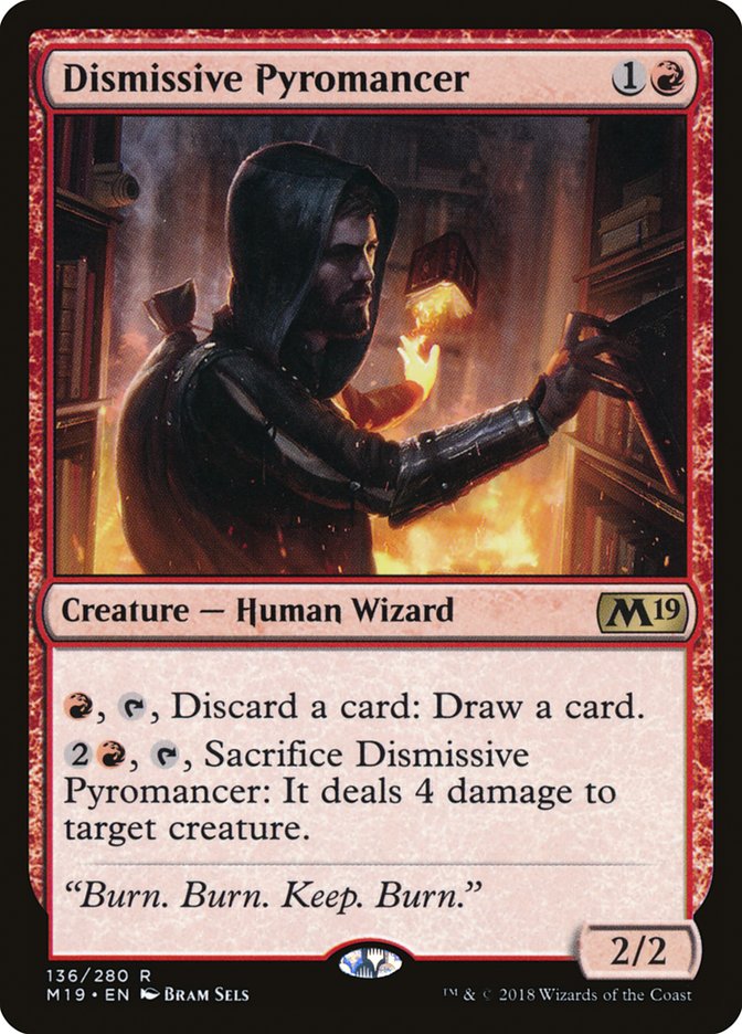 Dismissive Pyromancer [Core Set 2019] | KingTCG.ca