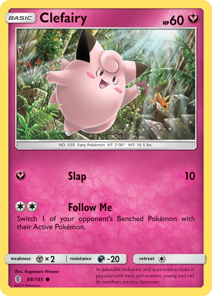 Clefairy (88/145) [Sun & Moon: Guardians Rising] | KingTCG.ca