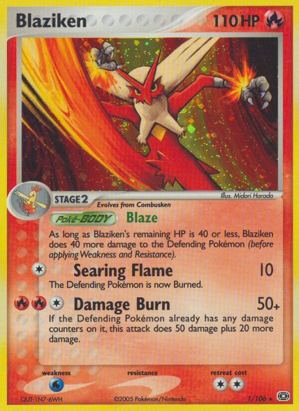 Blaziken (1/106) (Theme Deck Exclusive) [EX: Emerald] | KingTCG.ca