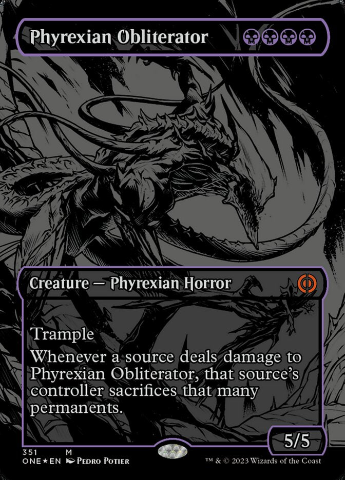 Phyrexian Obliterator (Oil Slick Raised Foil) [Phyrexia: All Will Be One] | KingTCG.ca