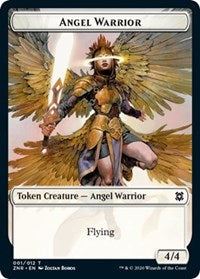 Angel Warrior // Hydra Double-sided Token [Zendikar Rising Tokens] | KingTCG.ca