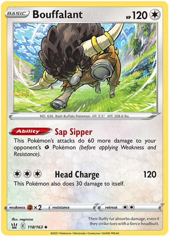 Bouffalant (118/163) [Sword & Shield: Battle Styles] | KingTCG.ca