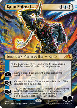 Kaito Shizuki (Borderless) [Kamigawa: Neon Dynasty] | KingTCG.ca